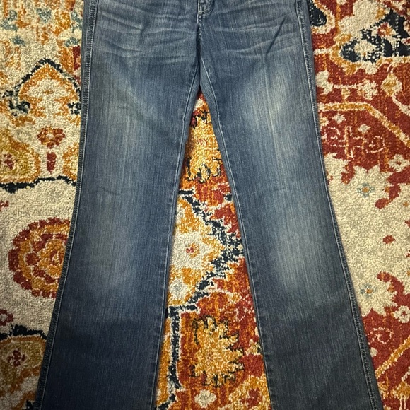 Diesel Blue Flare Wide Leg Jeans - Picture 1 of 5